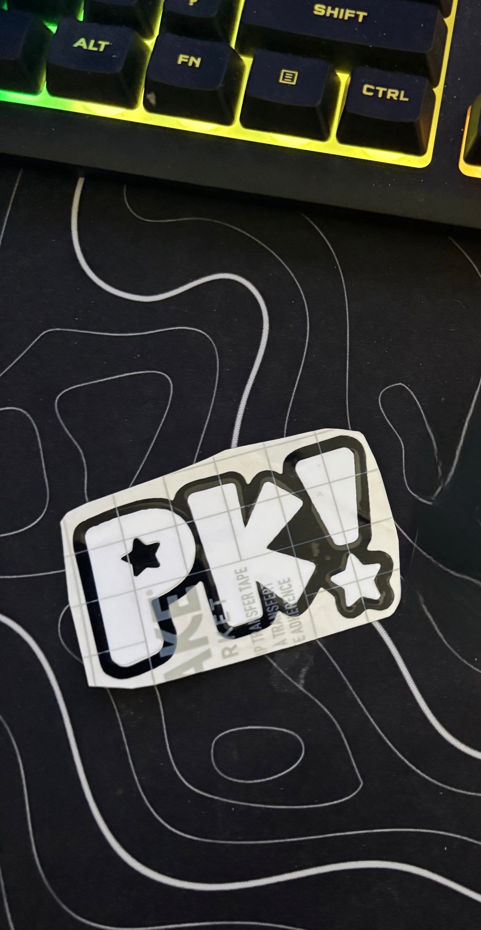 Pk! emoto single sticker